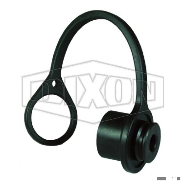 Dixon VH Snap-Tite H/IH-Style Interchange Dust Cap, 1 in Nominal, Rubber, Domestic 8VDP-V8DC - main